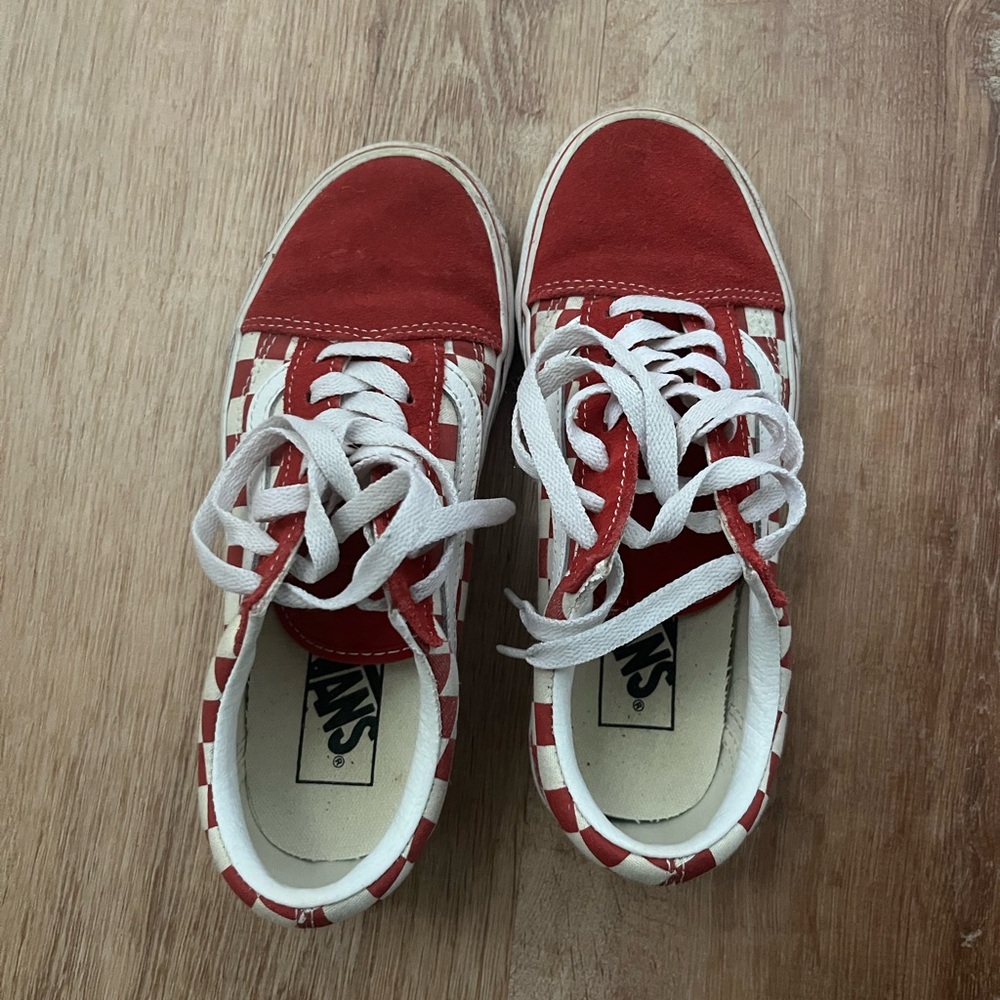 Red Checkered Old Skool Vans